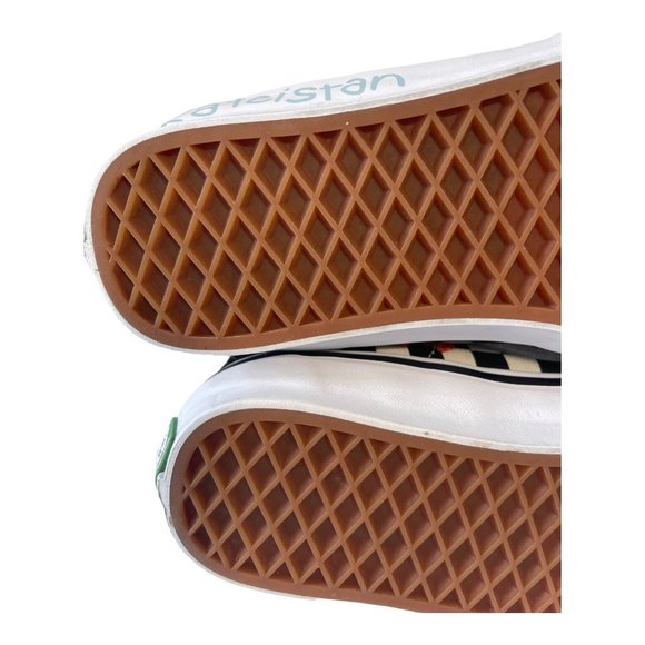 Vans SK8 Hi Skateistan Checkerboard Men's Classic Skate Shoes Size 7 - Picture 13 of 14